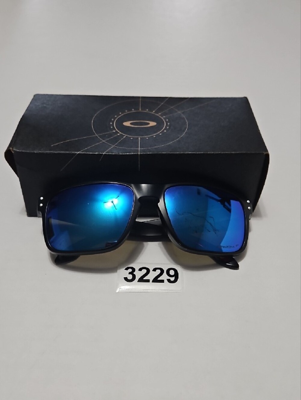 Oakley Holbrook 009102 F055 Polarized Prism Saphire Men's Sunglasses - Picture 12 of 12